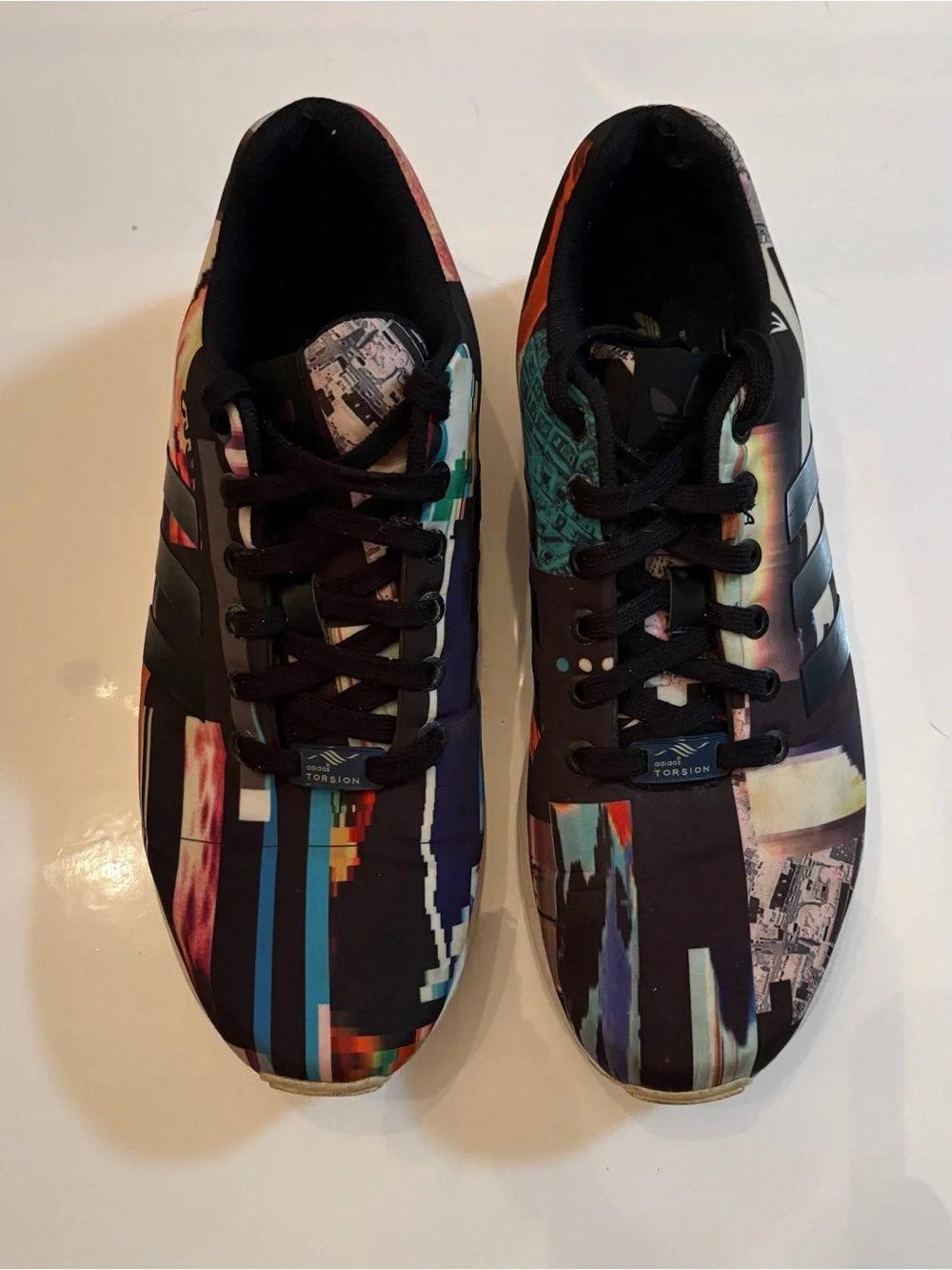 adidas Black Multicolor Graphic Sneakers